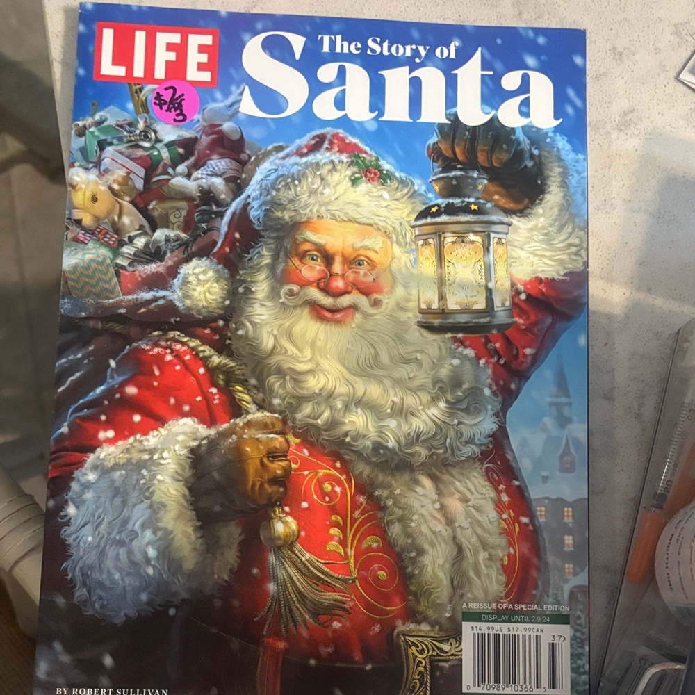 Made for Life Santa Story Magazine - Red and White